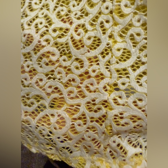 One shoulder bebop yellow summer dress - Picture 4 of 8